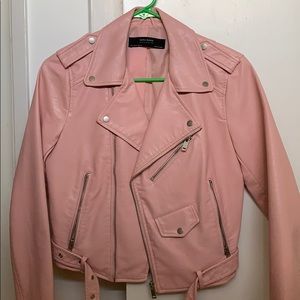 Zara Faux Leather Moto Jacket